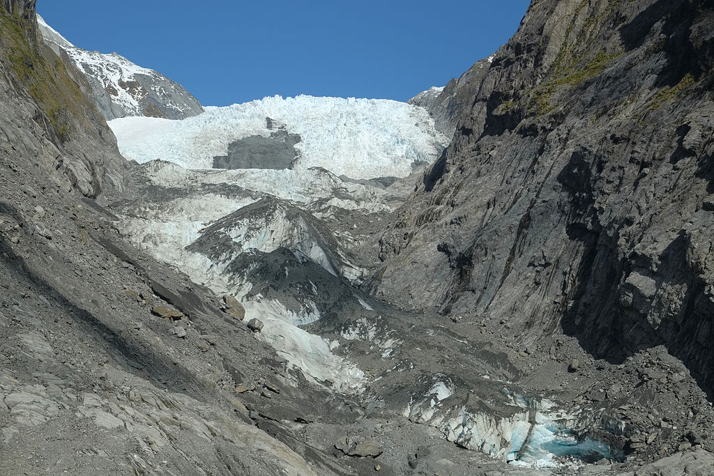 Franz Josef Glacier 2014 - from lookout at the end of valley walk